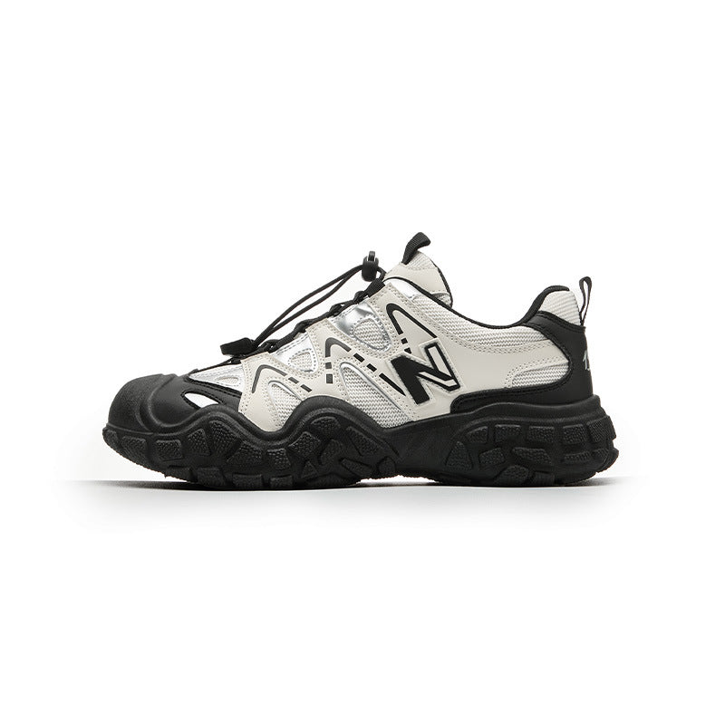 Spring and Autumn New Balance Cool Run Sports Trendy Shoes 2025 New Breathable and Versatile Student Ugly Cute Shoes Height Increasing Casual Shoes for Men