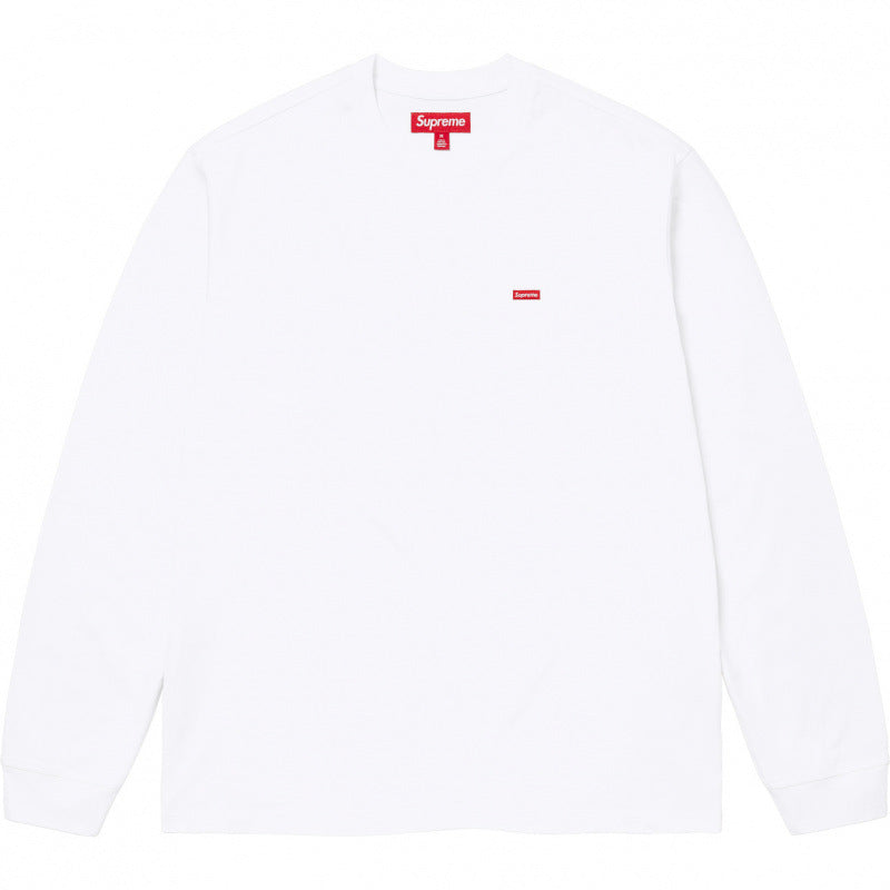 Supreme Small Box L/S Tee – White