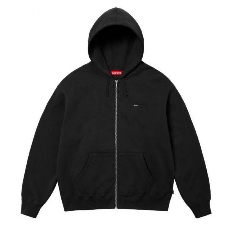 Supreme Classic Zip Up Hoodie – Black