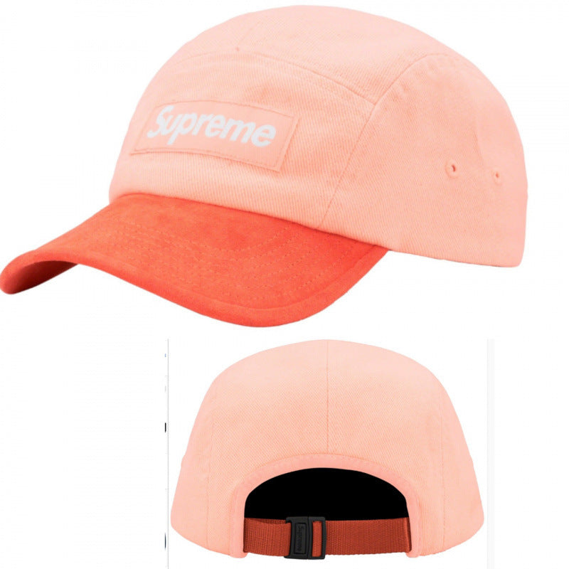 Supreme Two-Tone Box Logo Camp Cap - Pink / Black