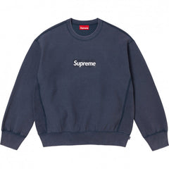 Supreme Small Logo Crewneck – Navy