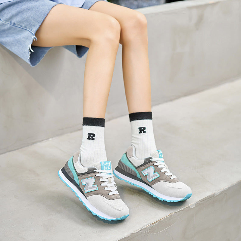 Putian 574nb sports shoes for men, Spring and Autumn New Balance Cool running shoes for women, breathable N-shaped shoes for couples, casual shoes