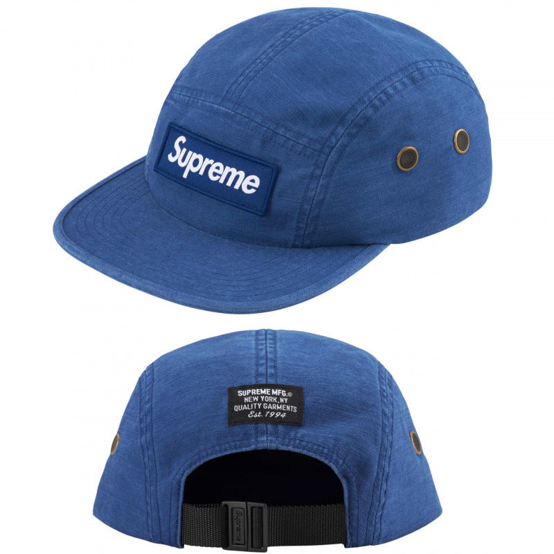 Supreme Classic Box Logo Camp Cap - Blue