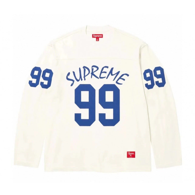 Supreme 99 Long-Sleeve Football Top – Stone