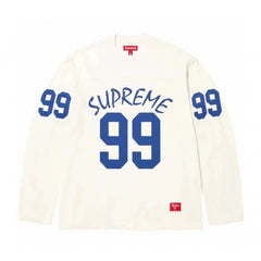 Supreme 99 Long-Sleeve Football Top – Stone