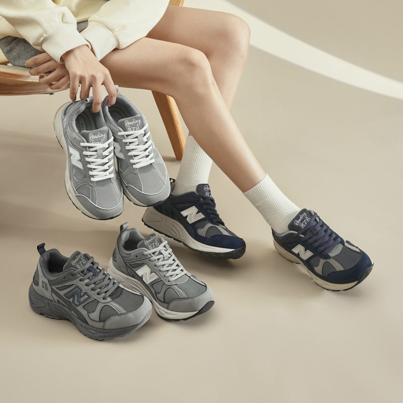 莆田春秋新百伦酷跑N878男女款复古休闲减震情侣运动鞋百搭休闲鞋
