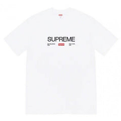 Supreme Center Block Logo T-Shirt - White