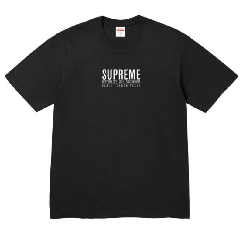 Supreme Arc Chest Logo T-Shirt - Black