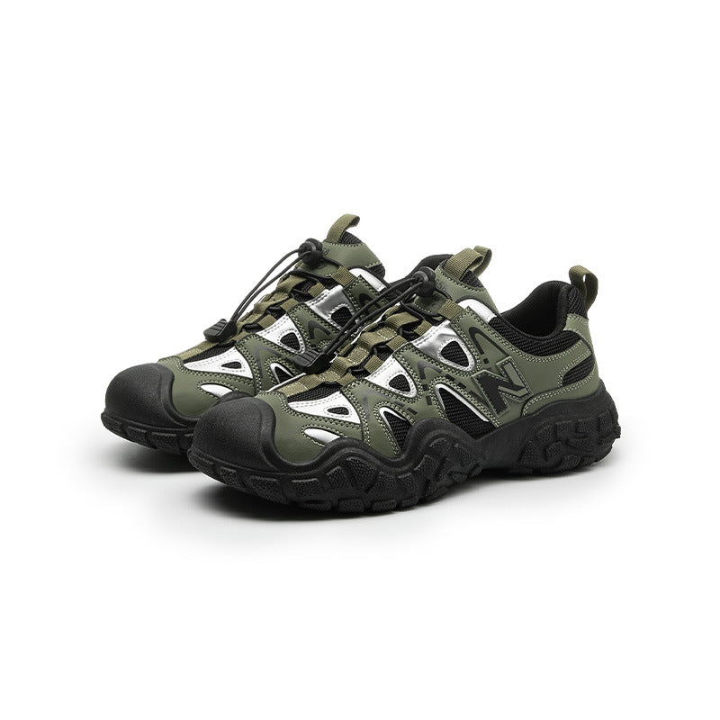 Spring and Autumn New Balance Cool Run Sports Trendy Shoes 2025 New Breathable and Versatile Student Ugly Cute Shoes Height Increasing Casual Shoes for Men