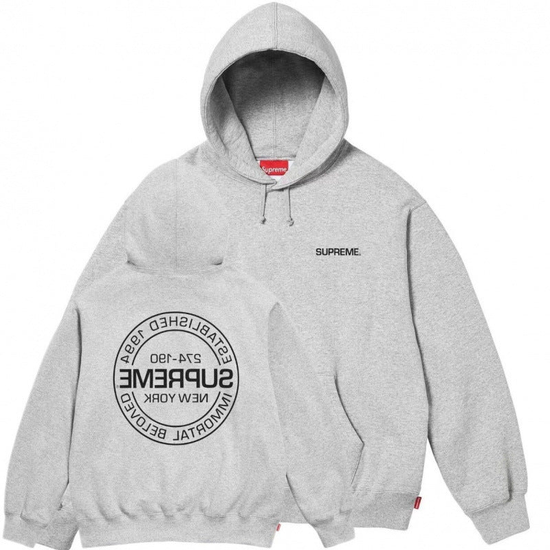 Supreme Circle Logo Zip-Up Hoodie
