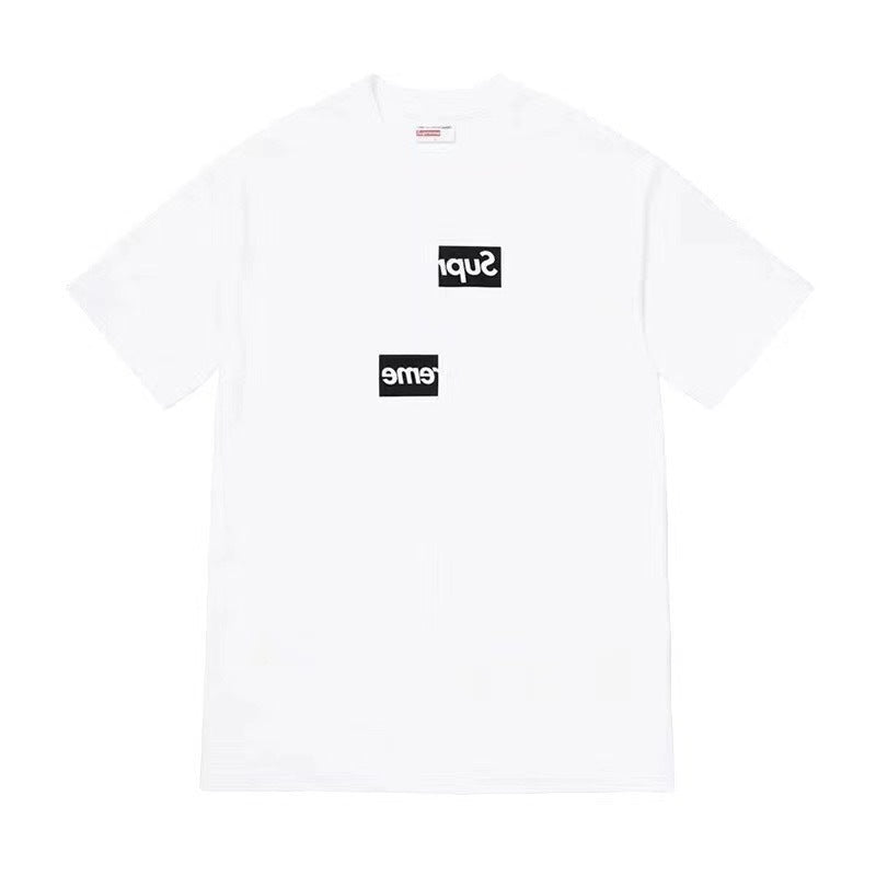 Supreme Multi-Text Front Graphic T-Shirt - White