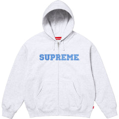 Supreme Classic Chest Logo Hooded Sweatshirt - Ash Grey