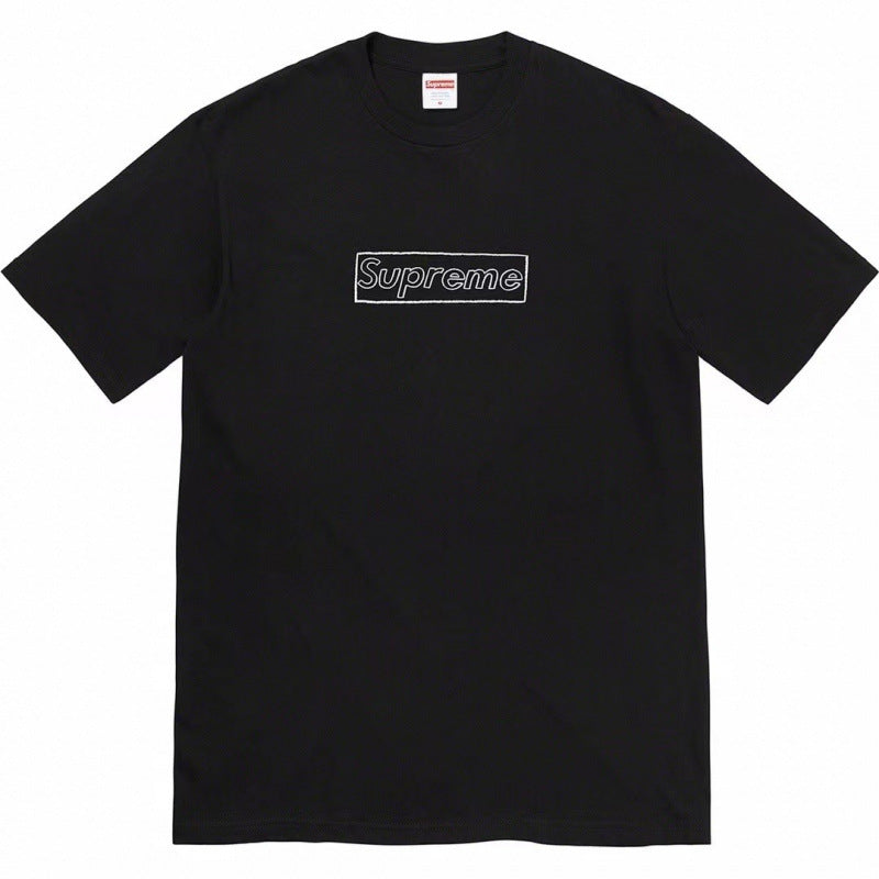 Supreme Outline Box Logo T-Shirt - Black