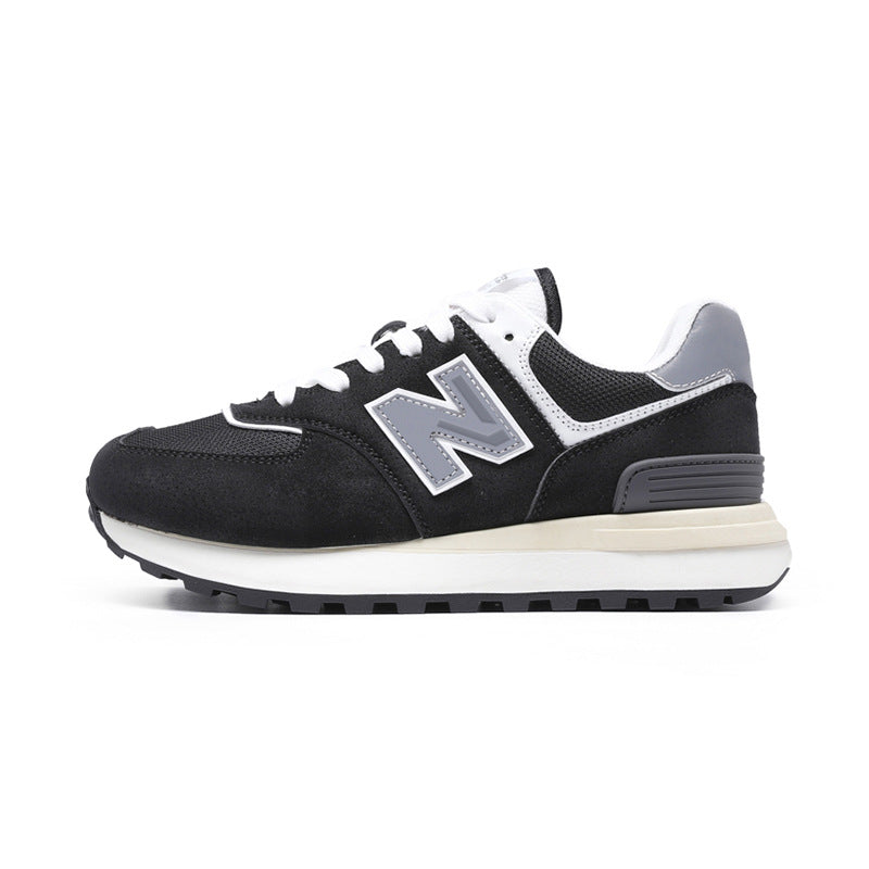 Spring and Autumn New Balance Cool Run Classic N-Word Height Increase 574 Sports Shoes Outdoor Leisure Versatile Couple Style Sports Shoes Women