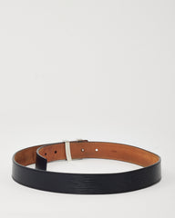 Louis Vuitton Black Epi Leather SHW LV Initiales 30MM Belt - 75