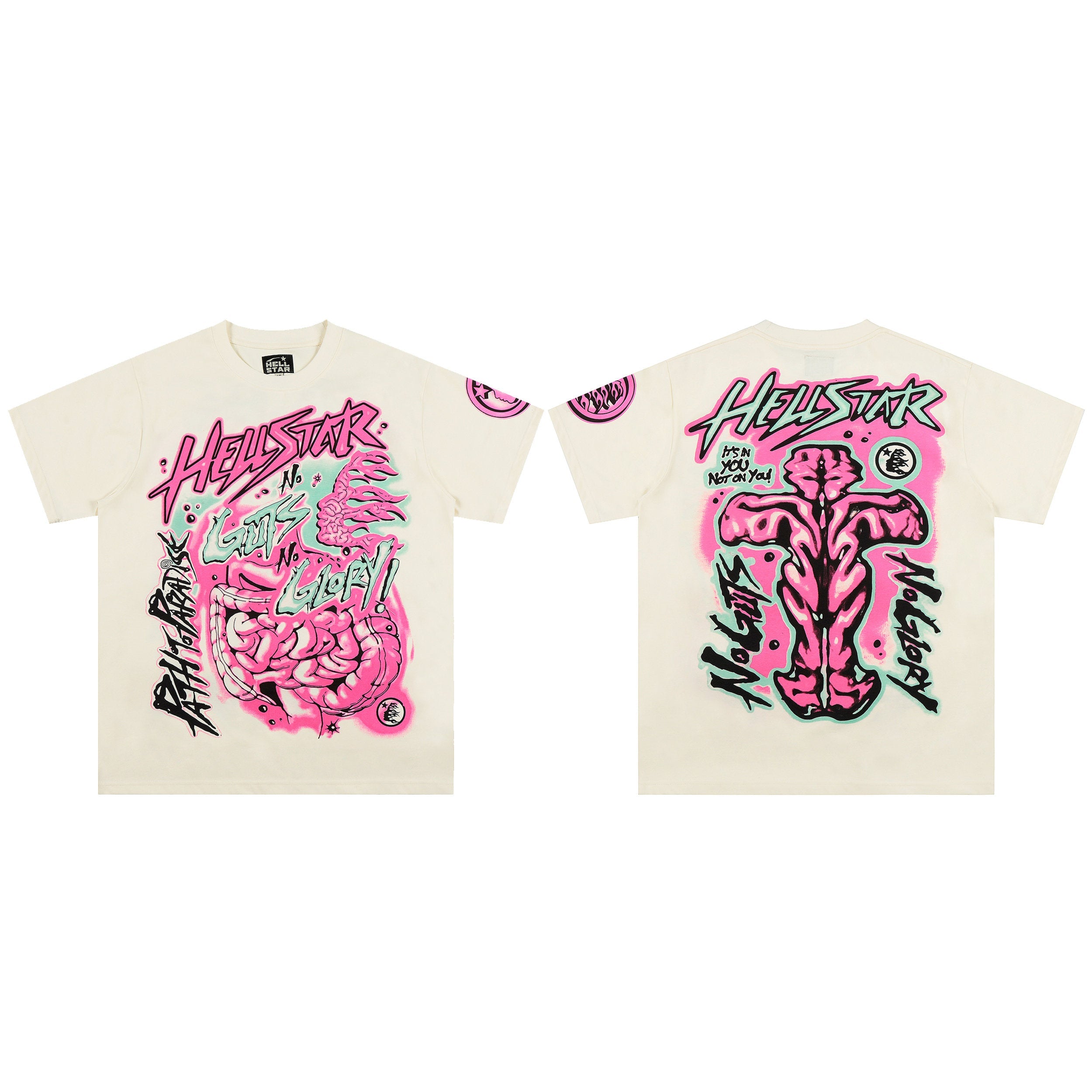 Hellstar Studios No Guts No Glory Tee Cream