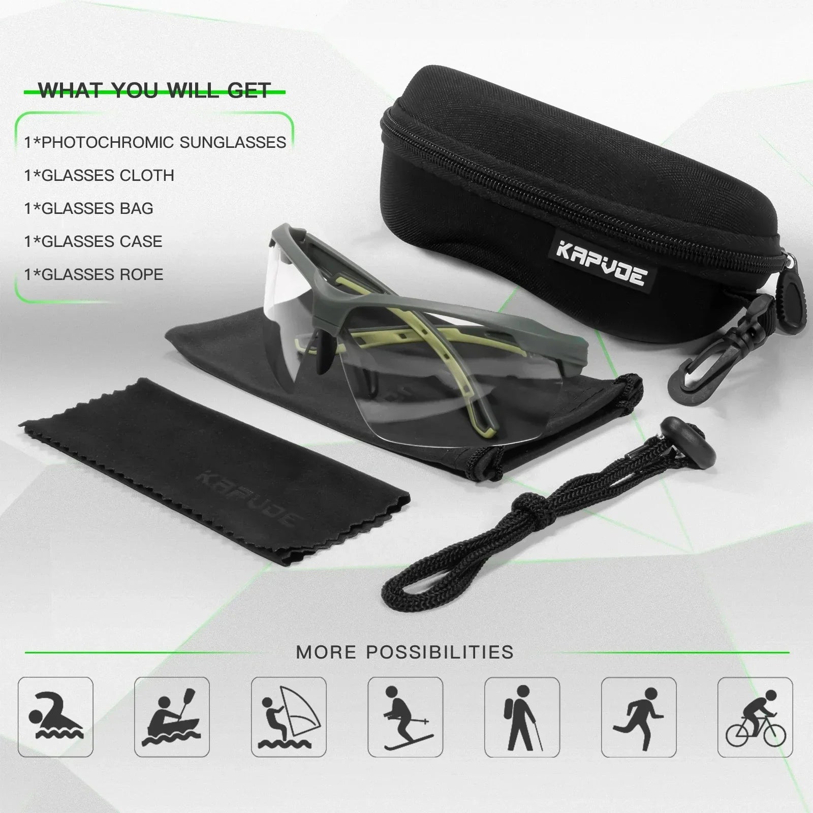 Equinox Photochromic Sunglasses
