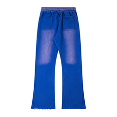 Hellstar Washed Fleece Graphic Sweatpants (Blue)