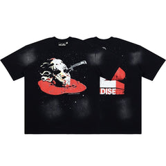 Hellstar Studios Halloween Skull Graphic Oversized Cotton T-Shirt