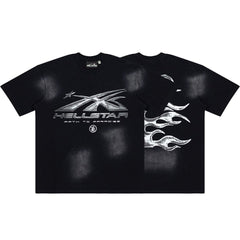 Hellstar Sports Graphic Logo Oversized Cotton T-Shirt