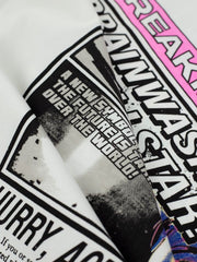 Hellstar Vintage Letter Graphic Oversized T-Shirt