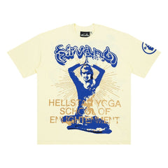 Hellstar Studios Yoga Large Logo Graphic Oversized T-Shirt