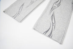 Hellstar High-Definition Graphic Sweatpants (Grey)