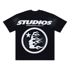 Hellstar Studios "Family" Rhinestone Graphic Oversized T-Shirt
