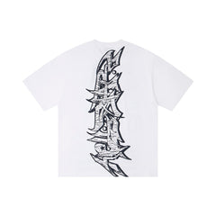 Hellstar Direct-to-Garment Graphic T-Shirt (White)