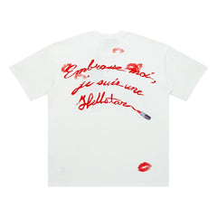 Hellstar Studios Abstract Silent Scream Graphic Cotton T-Shirt