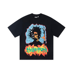Hellstar Vintage Washed Face Graphic T-Shirt
