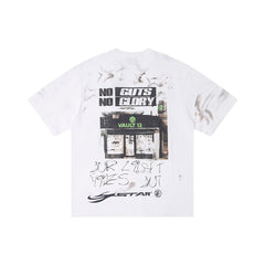Hellstar Bearded Graphic Direct-to-Garment T-Shirt (White)