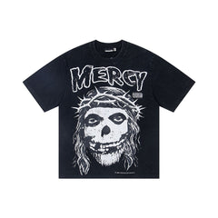 Hellstar Ghost Graphic Washed Short Sleeve T-Shirt