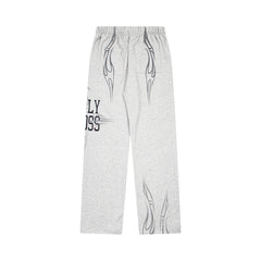 Hellstar High-Definition Graphic Sweatpants (Grey)